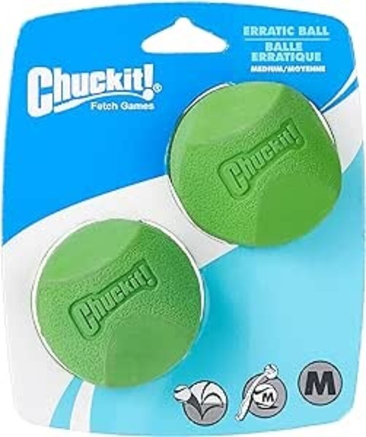 Chuckit!  Erratic ball medium - 2 pk.