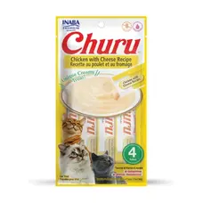 Churu/Inaba Churu - cat - chicken with cheese recipe - 4pk.