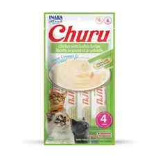 Churu/Inaba Churu - cat - chicken with scallop recipe - 4 pk.