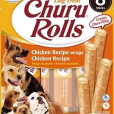 CANINE Churu Rolls - 8 pk - CHICKEN recipe wraps