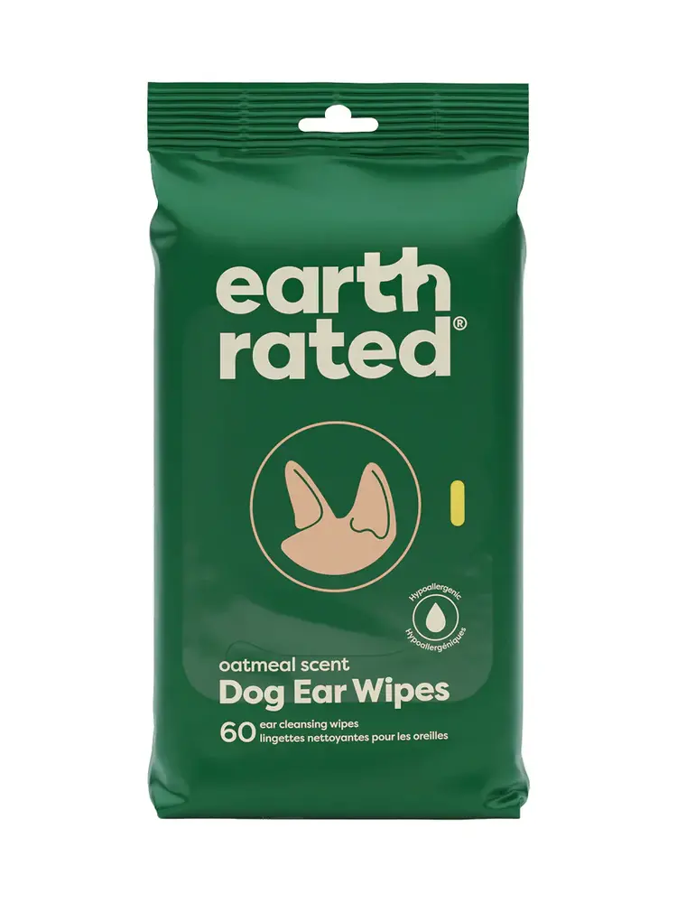 Earth Rated Pet Ear Wipes - 60 pk.