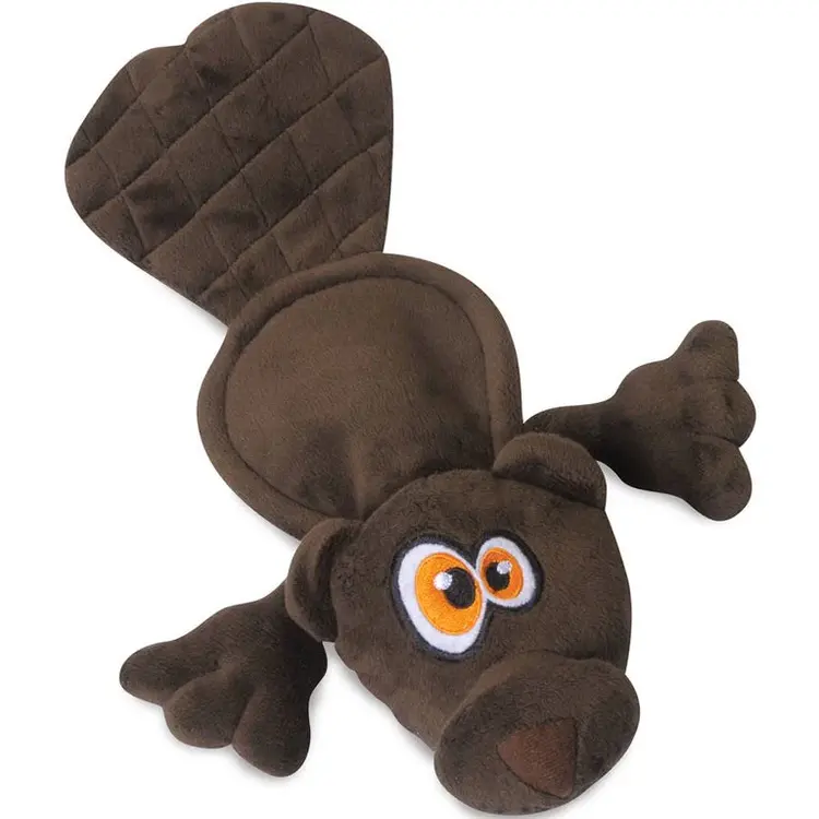 Go Dog Silent Squeaker Beaver