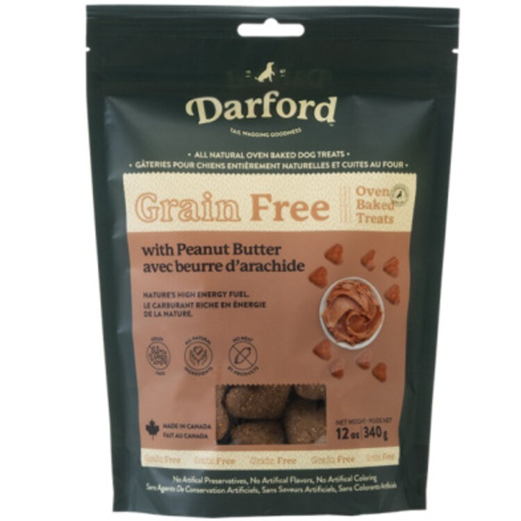 Darford | Grain Free | Peanut Butter treats | 340g/12oz.