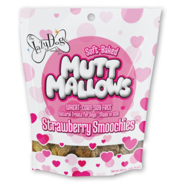 Lazy Dog | Mutt Mallows | Strawberry Smoochies -|142g