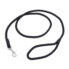 Coastal | Rope Leash | Black | 1/2"x6'
