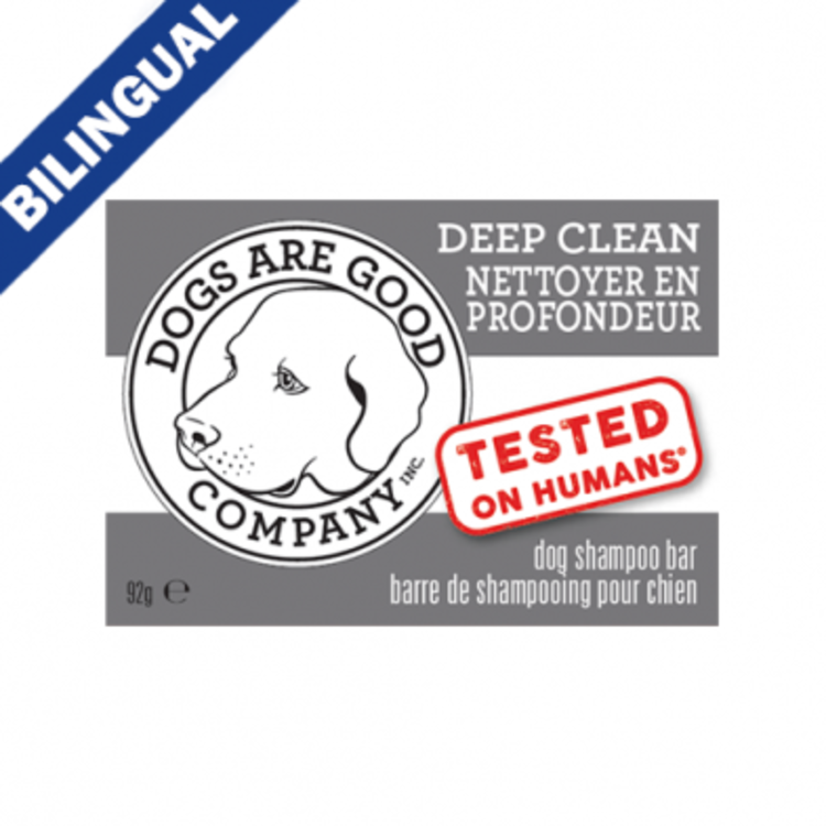 Dogs are Good Company - shampoo bar - clean (charcoal)