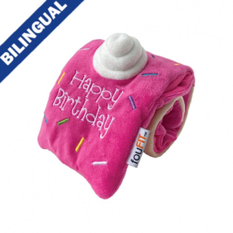 Foufit  Birthday Roll Cake Pink Small