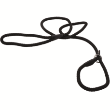 Slip Rope Leash 6' BLACK