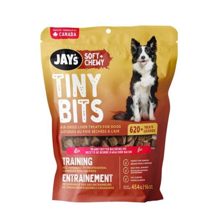 Jay's - Tiny Bits - Peanut Butter Bacon Training Treats - 454g