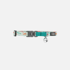 Cloe Cluzo Adjustable Cat Collar BLUE fishbones