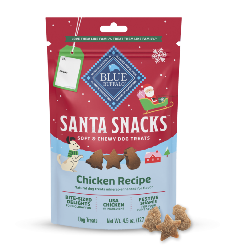 Blue Dog - Santa Snacks - soft 4.5 oz.