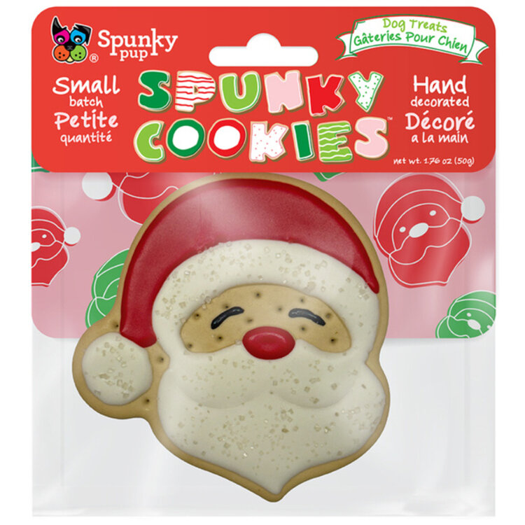 Spunky Pup - Xmas 2025 - frosted cookie SANTA