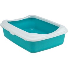 Trixie Trixie - litter pan with rim - blue