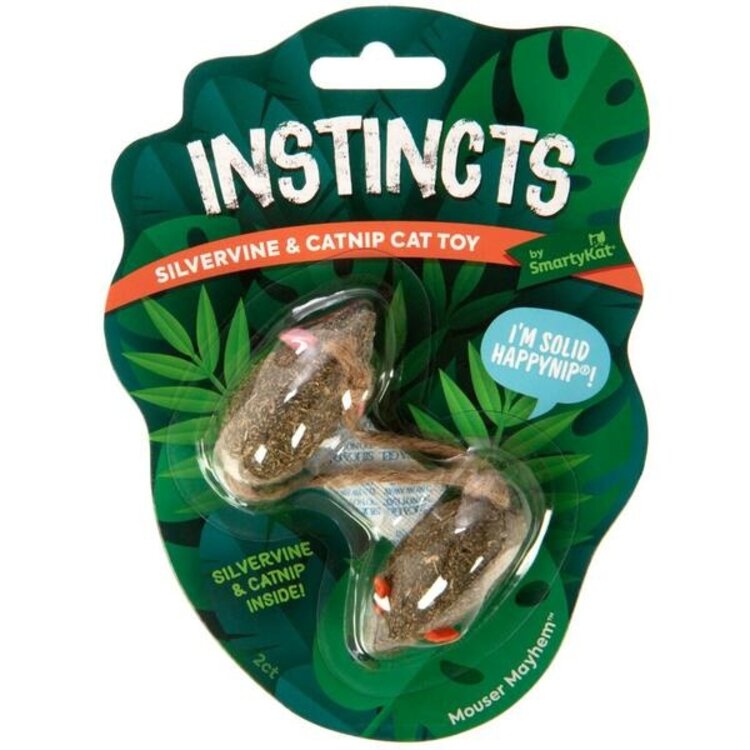 Instincts - Happy nip Compressed catnip toy - 2 pk