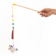 Zippy  Claws Unicorn teaser stick