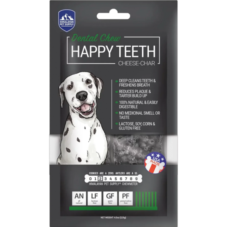Himalayan dog chew happy teeth cheese-char