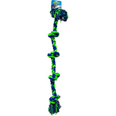 Knotty and Nice - Knotty rope five - XL blue and green - 36"