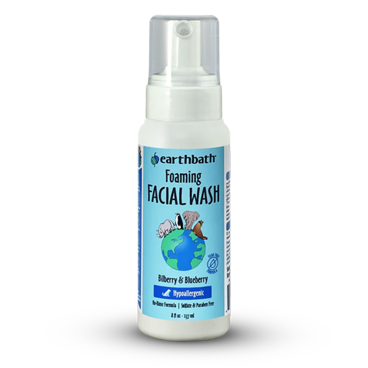 Earth Bath Foaming Facial wash Bilberry/Blueberry 8 oz.