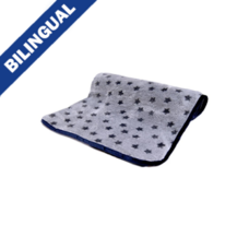Goo-eez plush blankie - navy stars