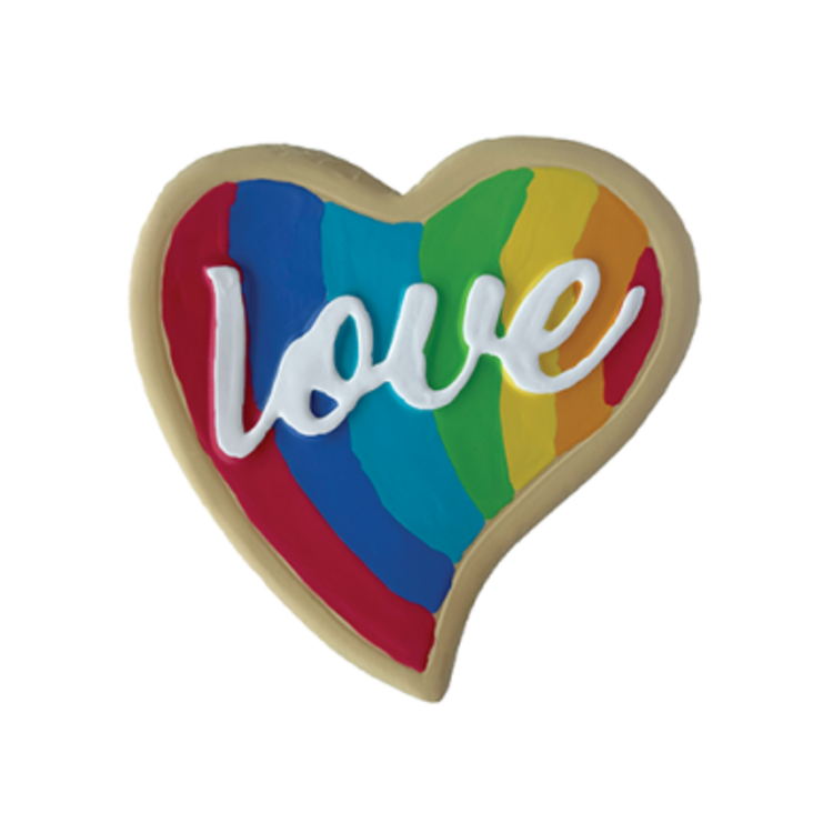 Foufit - One Love sugar cookie chew 4.5" latex toy