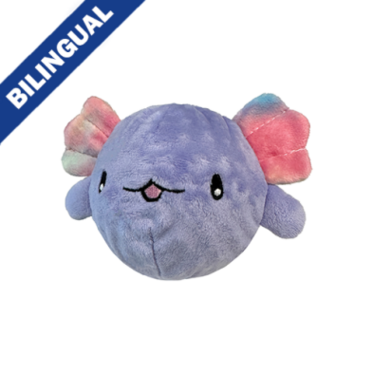 Foufit Fuzzy Wuzzy Axolotl 5" toy