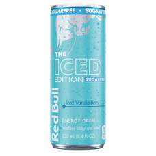 Red Bull - 250 ml - SUGAR FREE Iced Vanillaberry