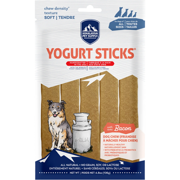 Himalayan dog chew - bacon yogurt sticks