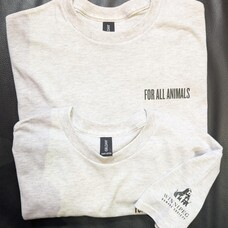 For All Animals Tee - Grey - Medium