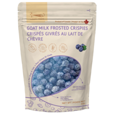 Loopy Paws goat milk blueberry frosted crispies