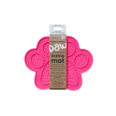 Dexypaws - silicon lick mat - pink paw