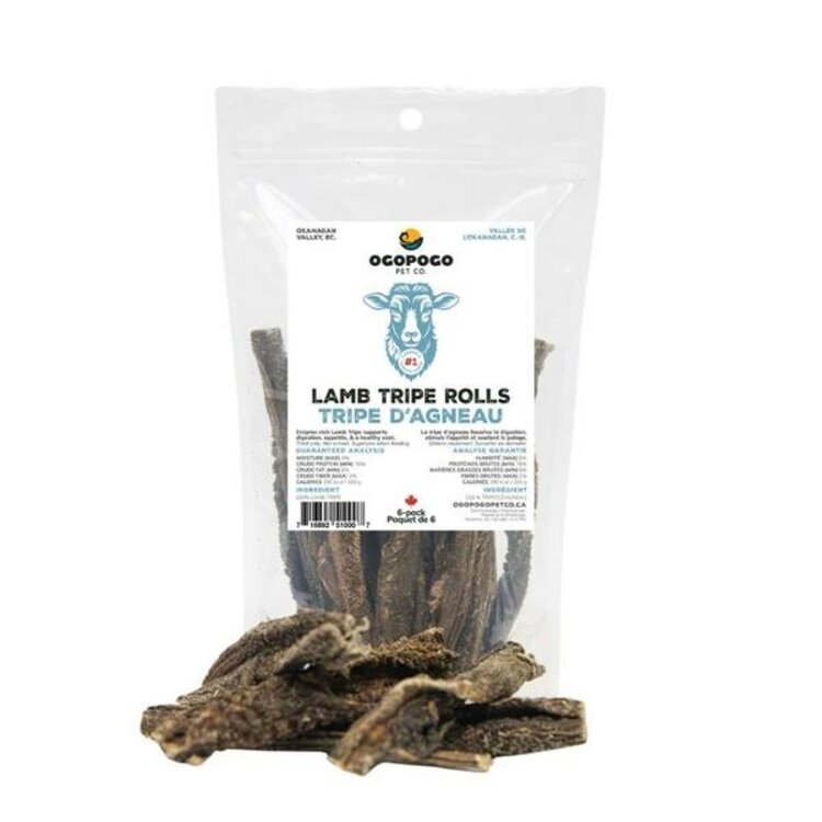 Ogopogo - Lamb tripe rolls 6 pk