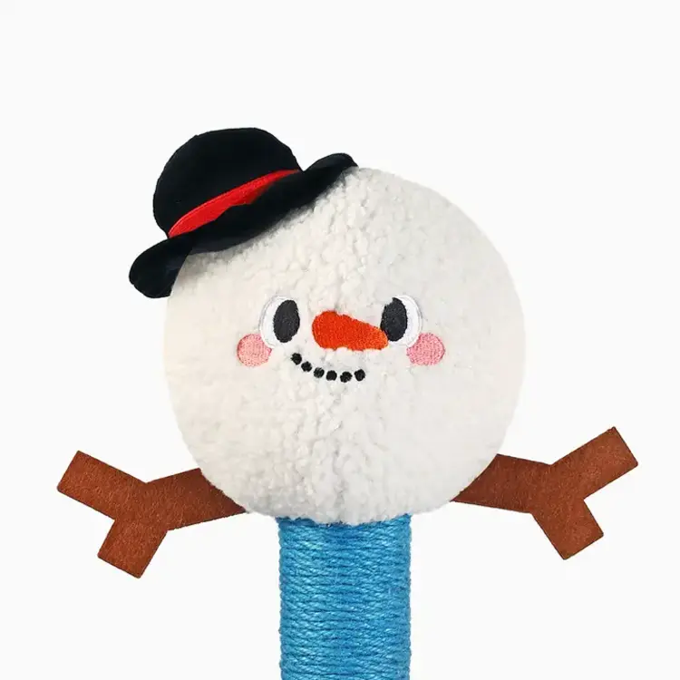 Hugsmart - Snowman scratching post 24"