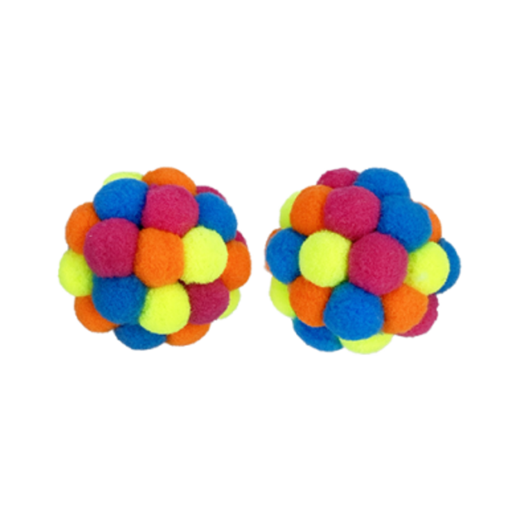 Multipet Pompom  Rattle Cat Toy