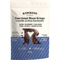 Rawbone - Bison Krisps - Blueberry Chia - 55g