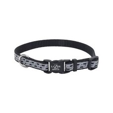 Lazer Brite dog collar XSMALL - Black Chain