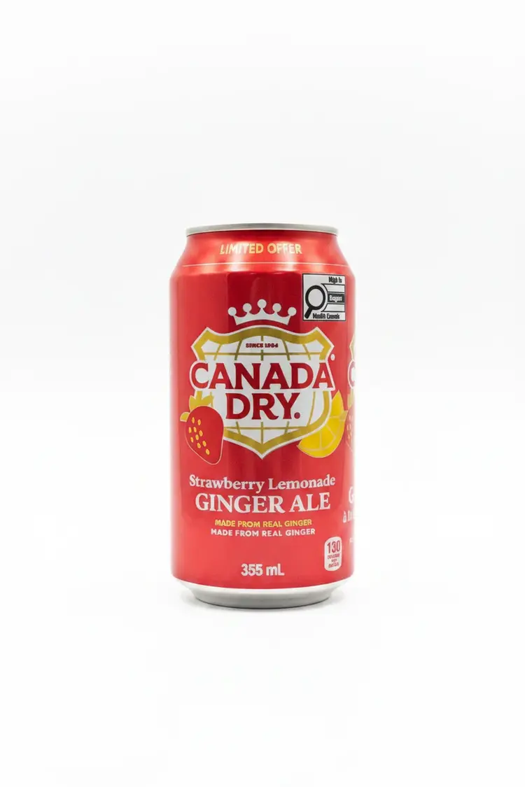 Coca Cola Coca Cola - Canada Dry - strawberry lemonade ginger ale - 355 ml