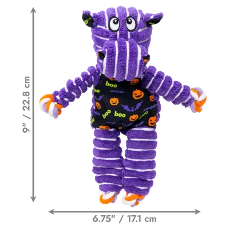 Kong Kong - Halloween 2026 - Floppy Knots - hippo - purple - small/medium