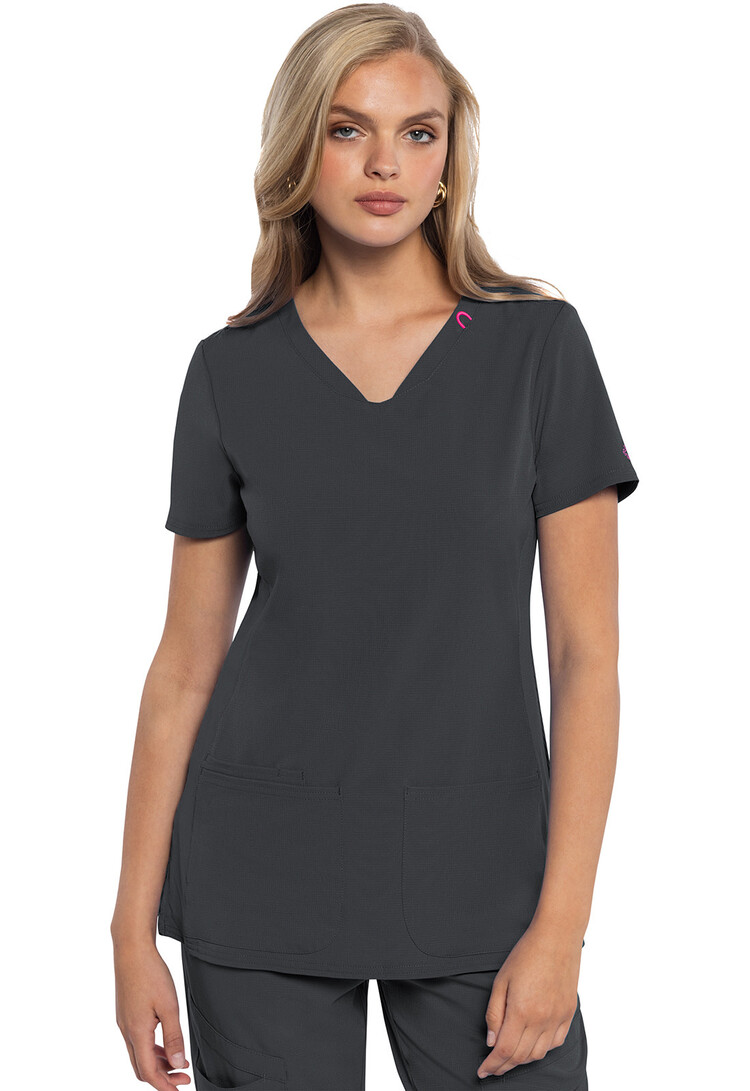 Med Couture Amp V-Neck Women's Scrub Top MC702