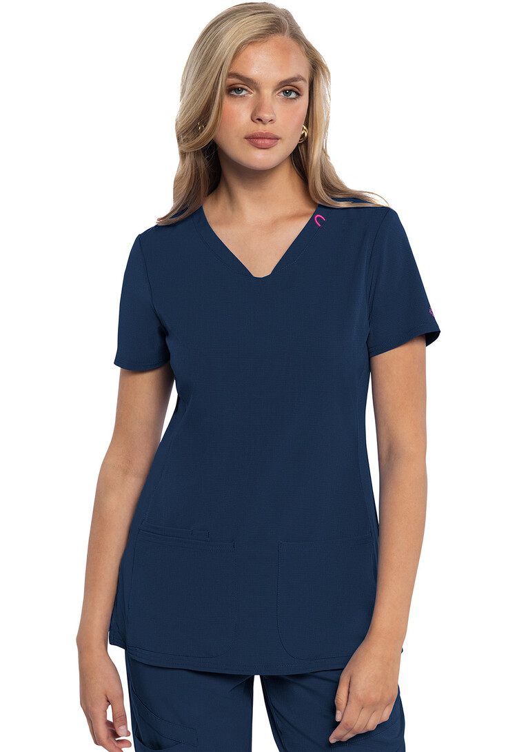 Med Couture Amp V-Neck Women's Scrub Top MC702
