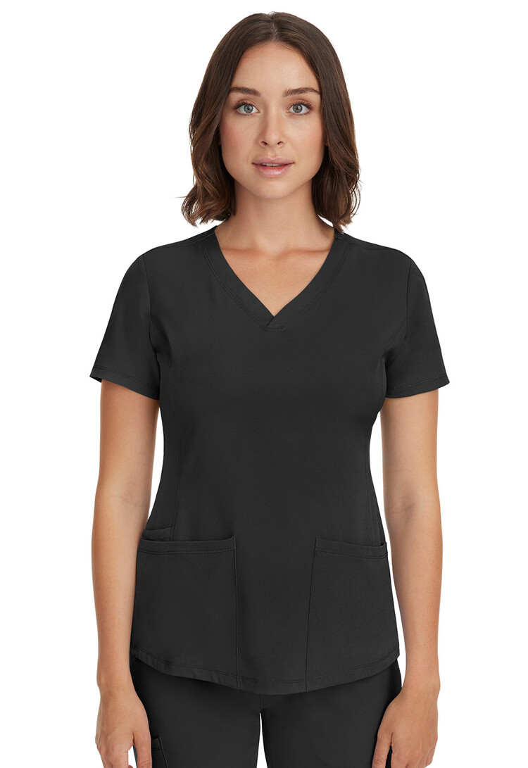 Healing Hands Monica V-Neck Solid Scrub Top 2500