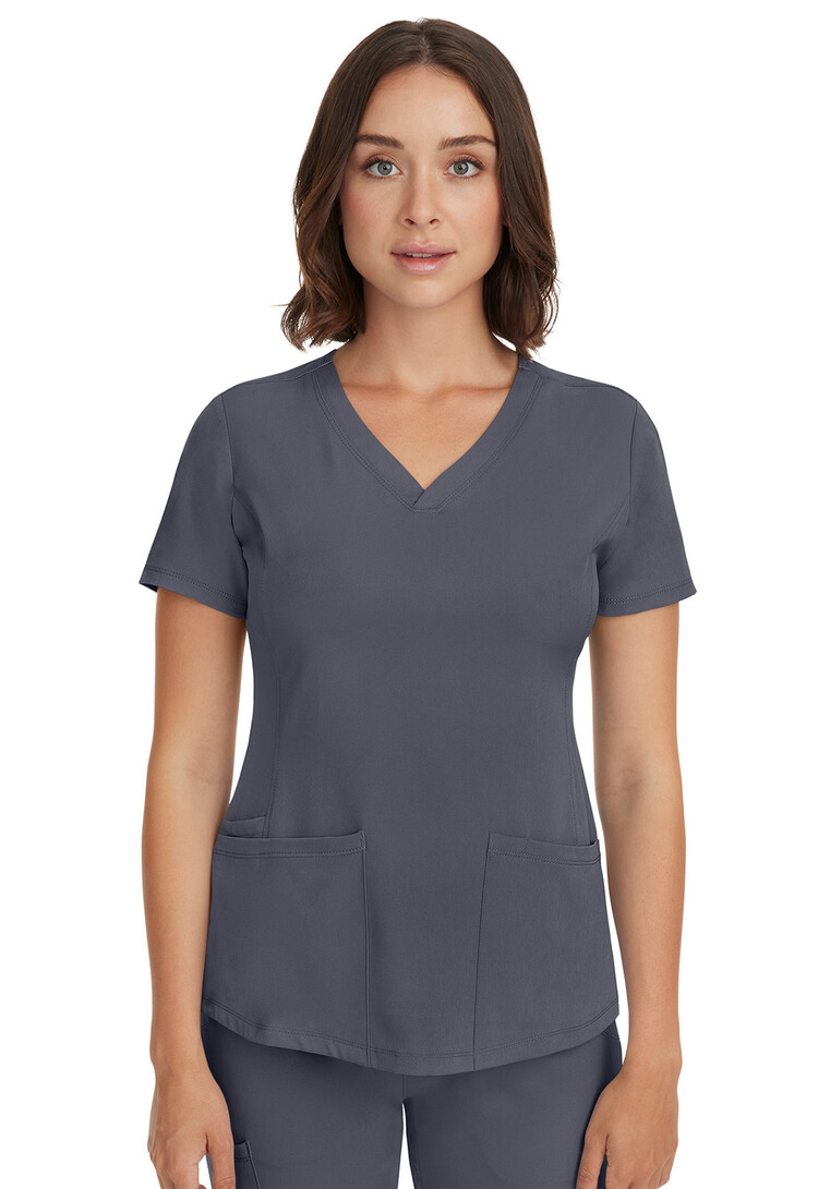 Healing Hands Monica V-Neck Solid Scrub Top 2500