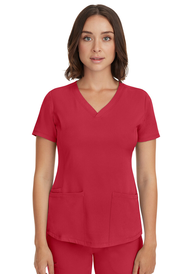 Healing Hands Monica V-Neck Solid Scrub Top 2500