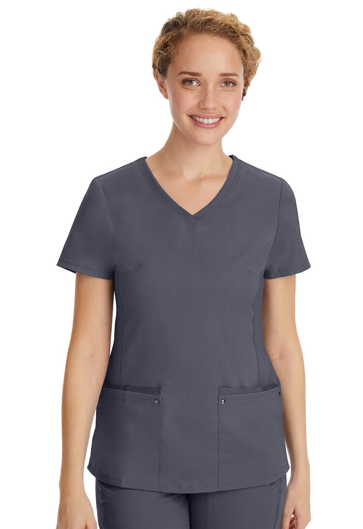 Healing Hands Juliet V-Neck Yoga Women's Scrub Top