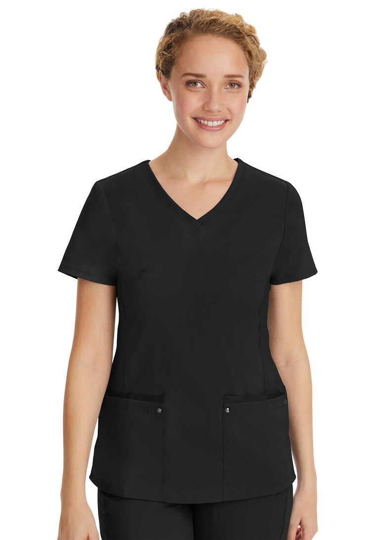 Healing Hands Juliet V-Neck Yoga Women's Scrub Top