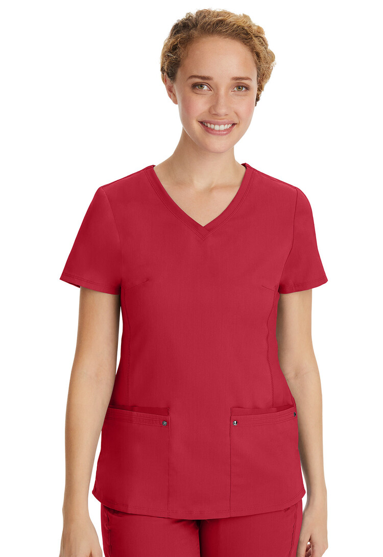 Healing Hands Juliet V-Neck Yoga Women's Scrub Top