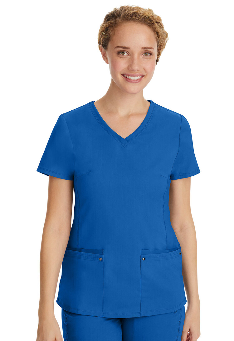Healing Hands Juliet V-Neck Yoga Women's Scrub Top