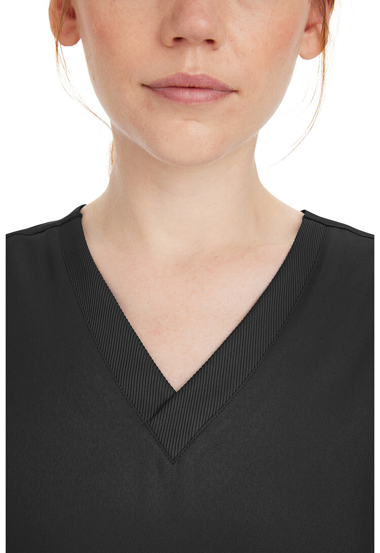 Healing Hands Mariah Rib Trim Women's Scrub Top