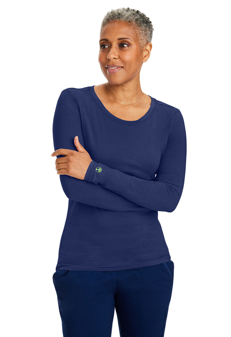 Healing Hands Melissa Long Sleeve Stretch Women's T-Shirt