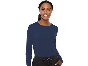 Med Couture Layers Performance Women's Knit Tee
