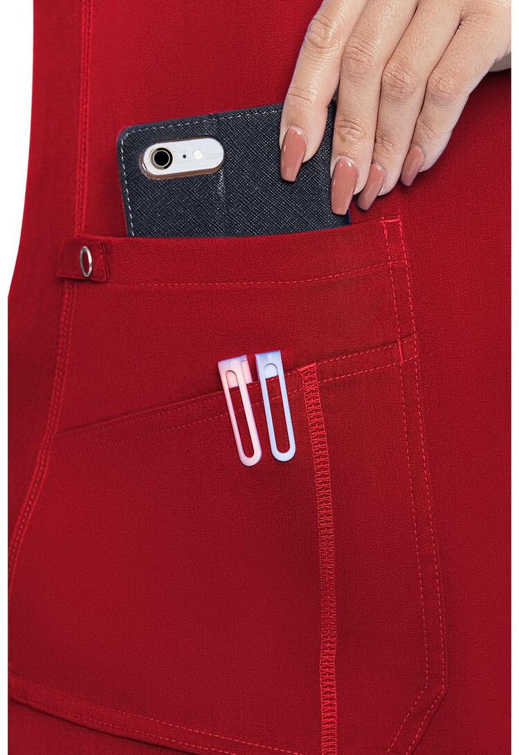 Med Couture V-Neck Shirttail Women's Top